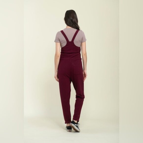 NWT Orb Kay Brushed jersey jumpsuit overalls Sz S - Picture 3 of 16